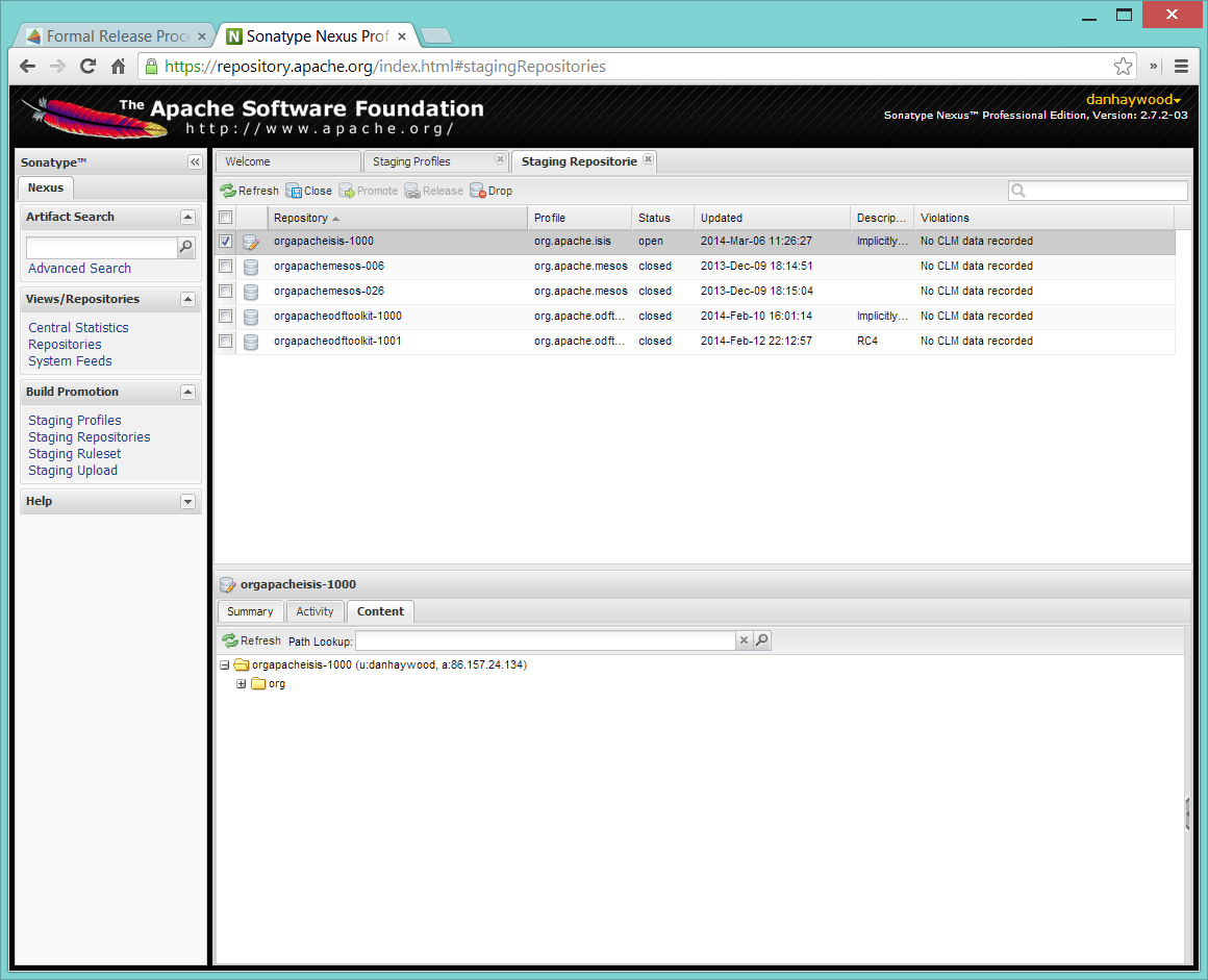 nexus staging 1