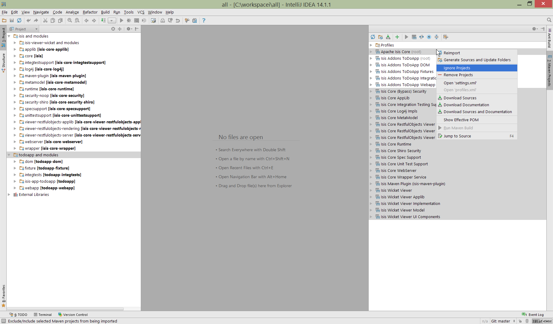 040 ignoring modules